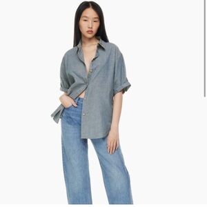 Denim Forum Blue Jane Button Down Shirt